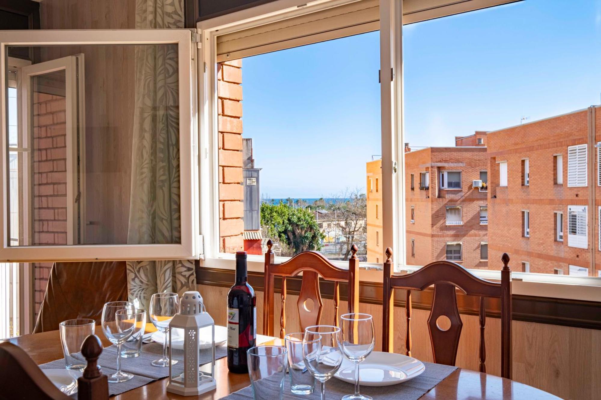 شقة 5 Min To The Sea And 15 Min To Barcelona Center سان أدريان دي بيزوس المظهر الخارجي الصورة